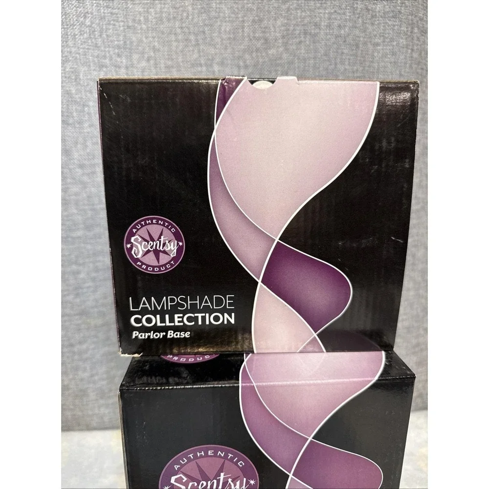 NEW‎ Scentsy Parlor Shade & Base Lampshade Collection Warmer Edison Bulb RETIRED